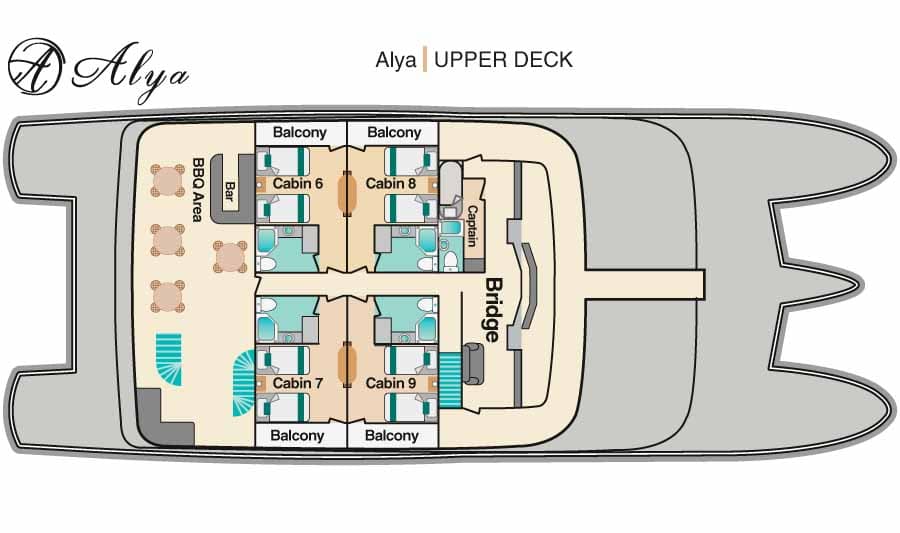 Alya - Deck Plan 1