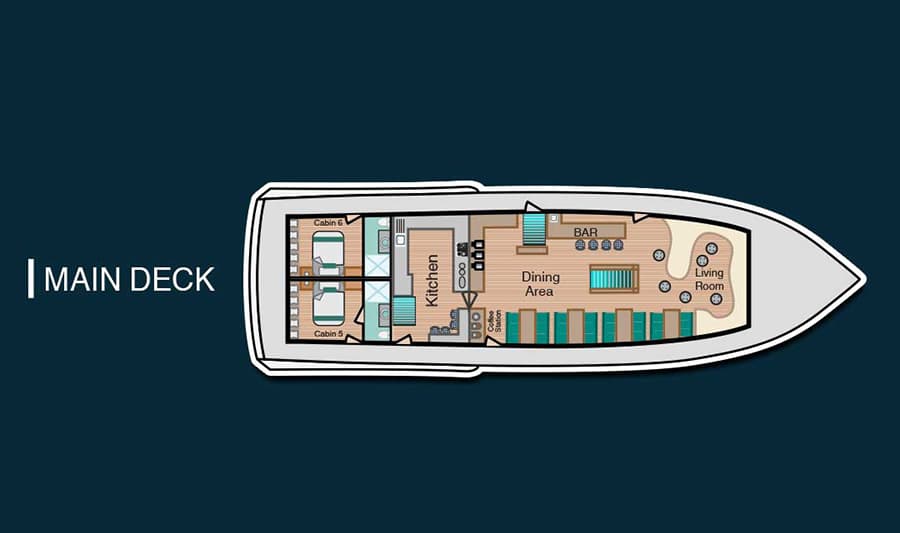 Bonita - Deck Plan 2