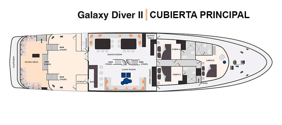 Galaxy Diver II - Deck Plan 1