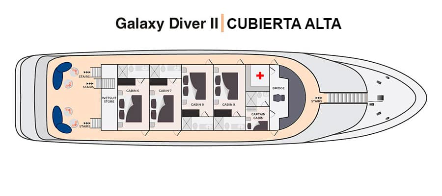 Galaxy Diver II - Deck Plan 2