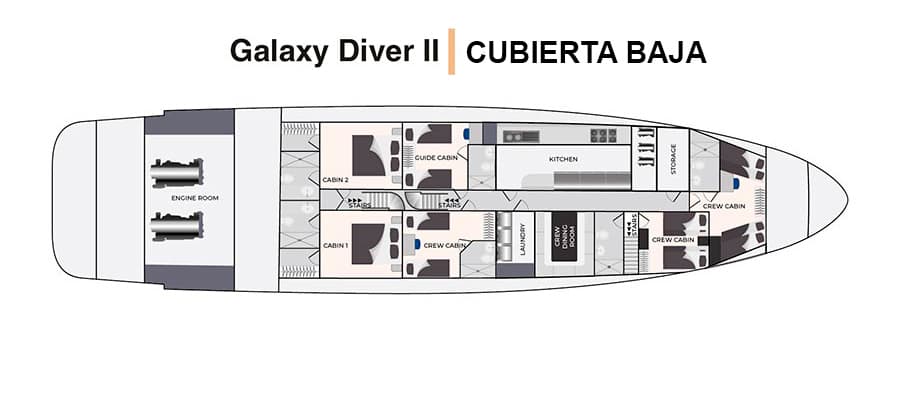 Galaxy Diver II - Deck Plan 3