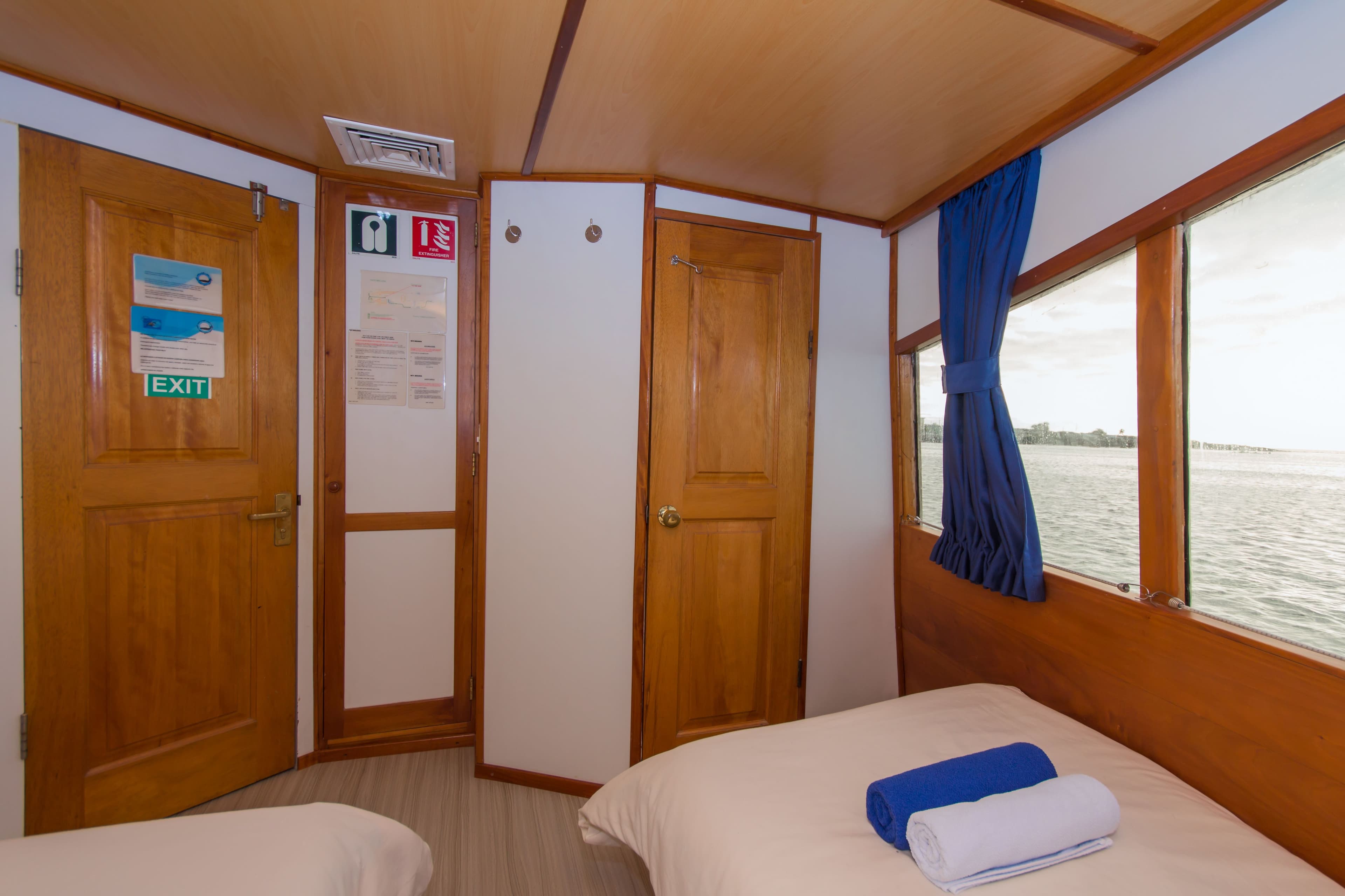 Twin or queen cabin 7 (main deck) - View 2