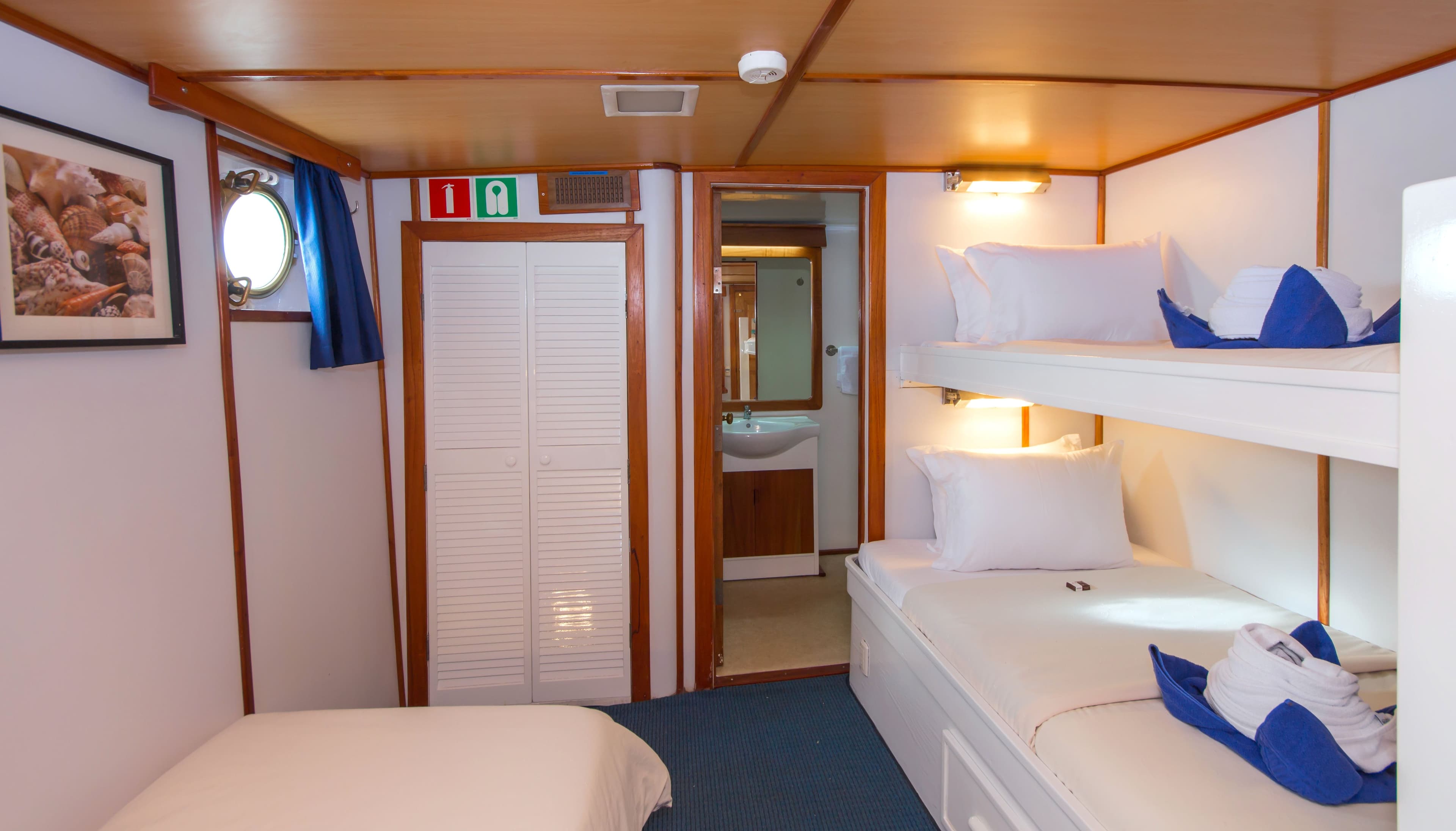 Triple cabin 1 (lower deck) - View 1