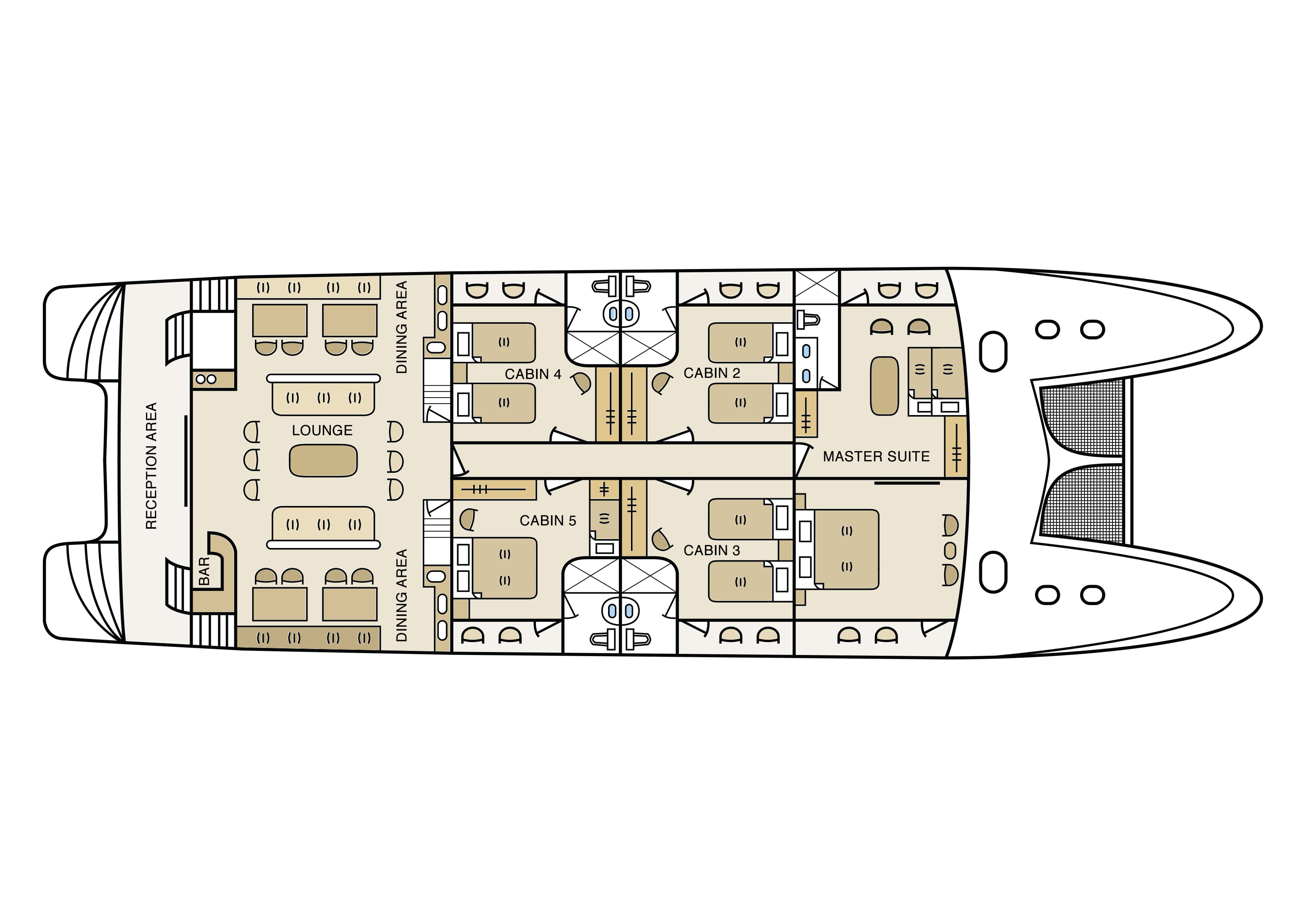 Treasure of Galapagos - Deck Plan 1
