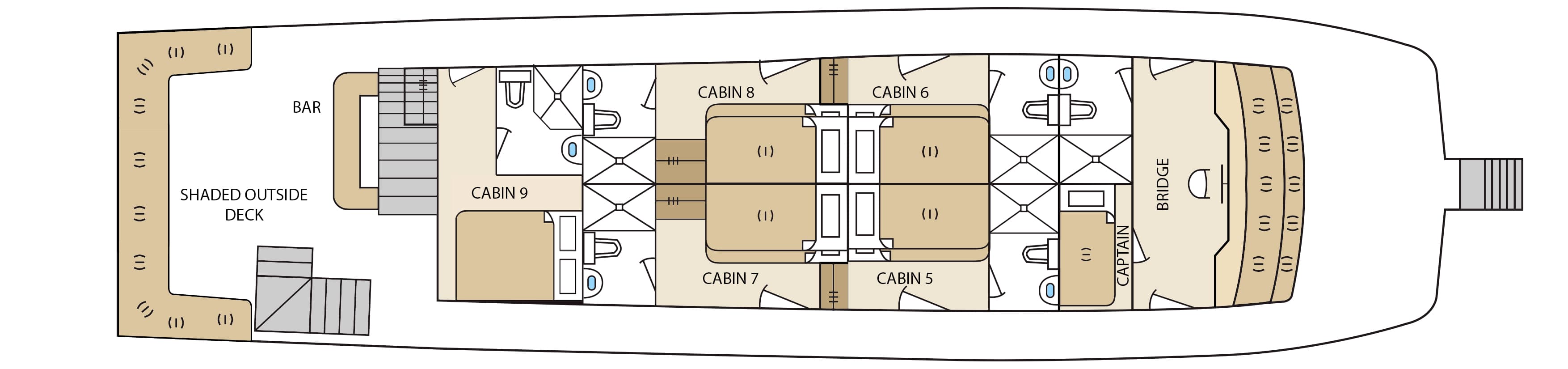 Aqua - Deck Plan 1